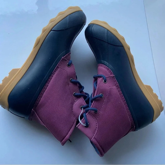 New Sperry “port boot” girls duck puddle jumpers boots Sz  6M - Picture 7 of 8
